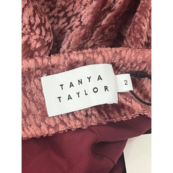 TANYA TAYLOR LAUREEN DRESS SIZE 2  ROSEWOOD MAXI NWT - Picture 12 of 16